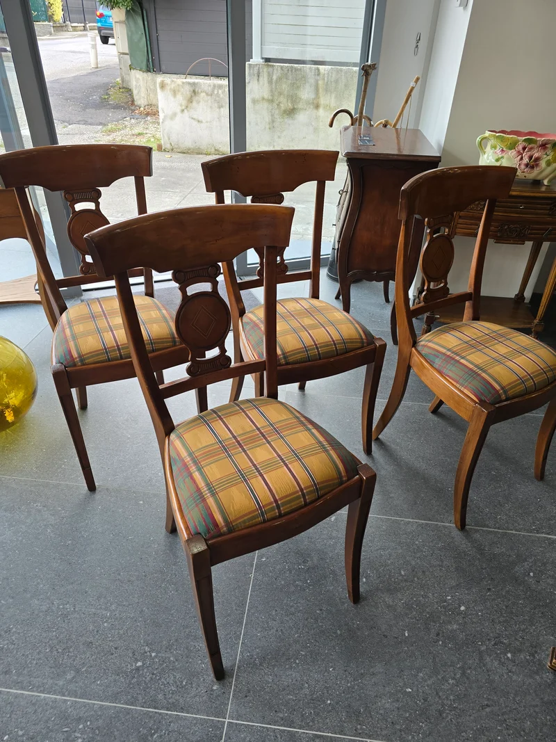 4 Chaises Roche Bobois style directoire
