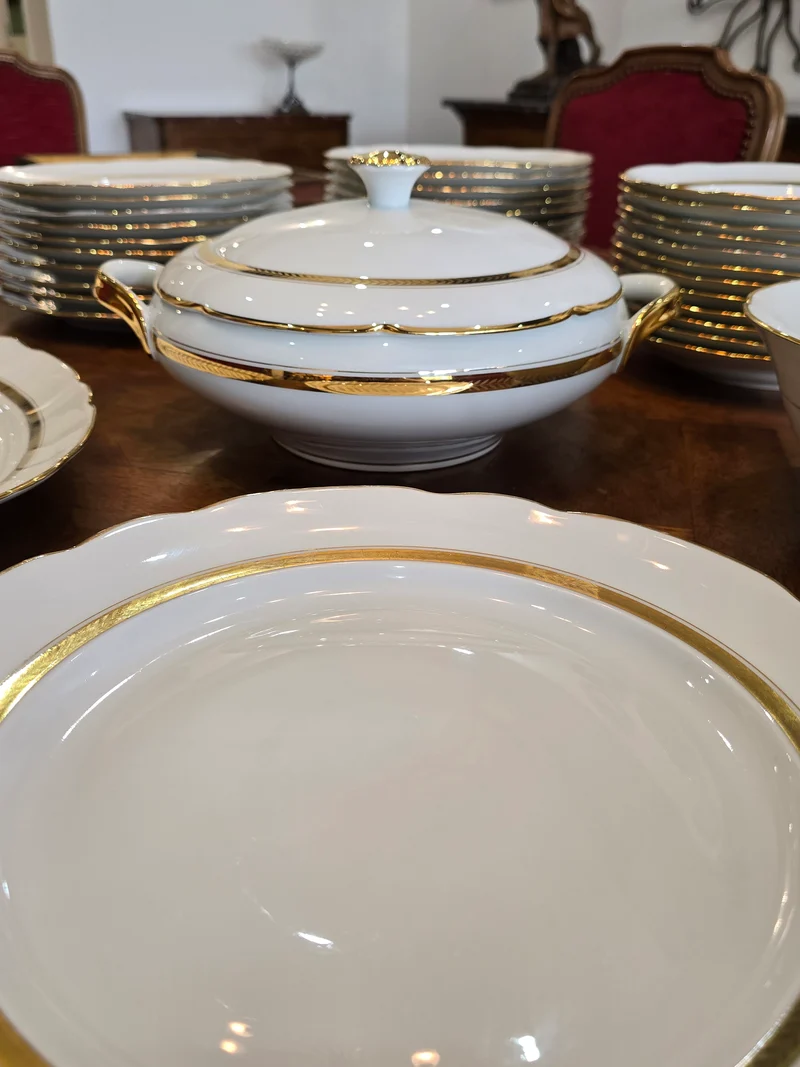 Service porcelaine de Sologne "model archevêque 2
