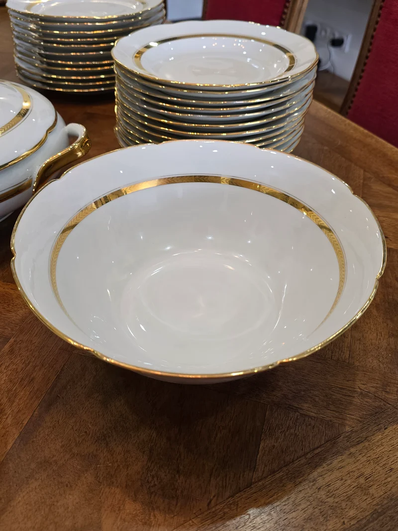 Service porcelaine de Sologne "model archevêque 2
