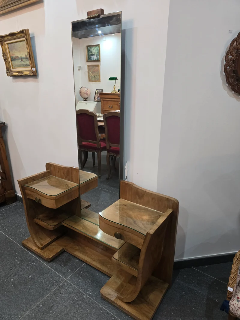 Coiffeuse psyché art deco