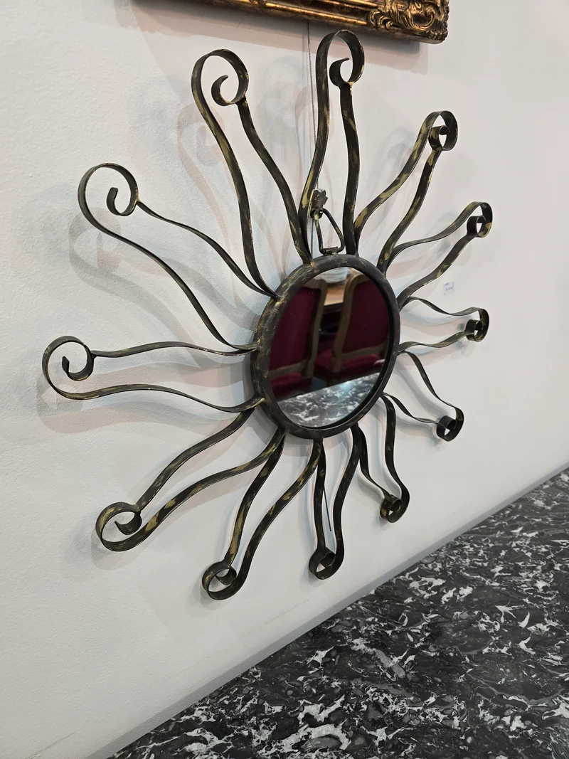 Miroir soleil métal
