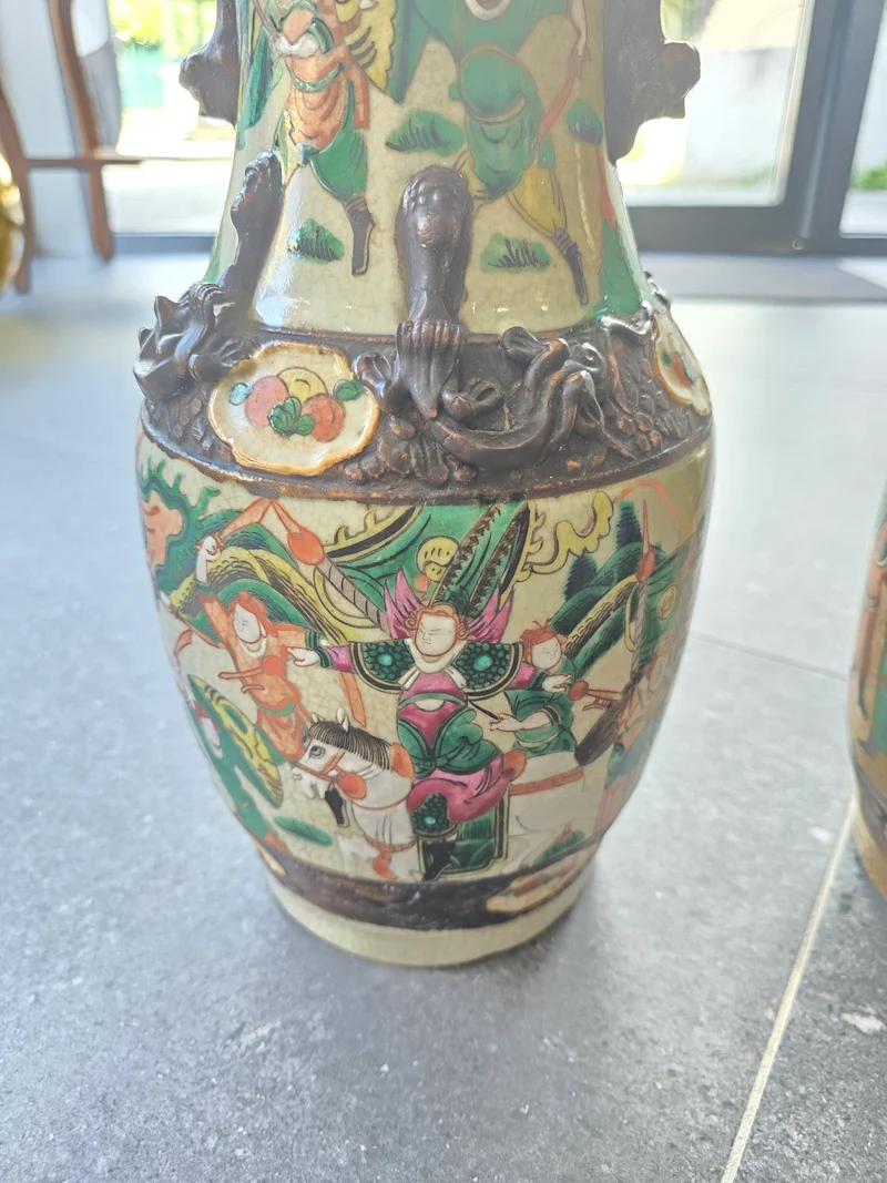 Paire de vase de Nankin
