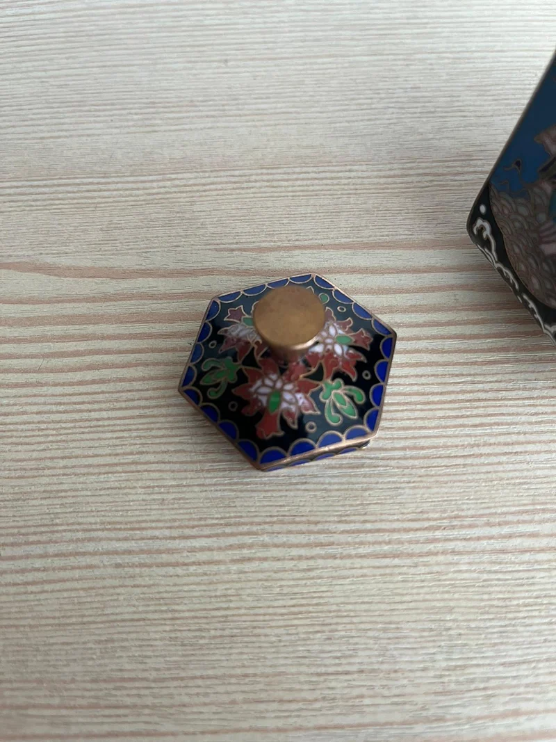 Récipient cloisonné chinois année 1930
