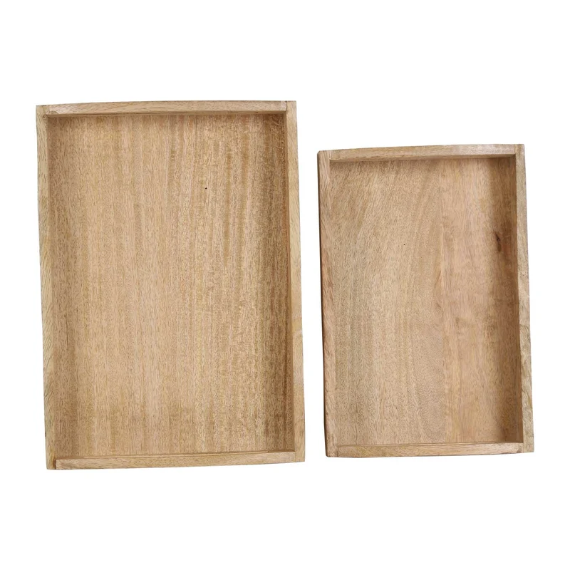 Plateau en bois HTB2 lot de 2