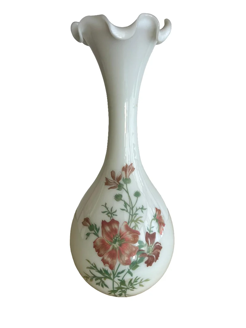 Vase vintage en opaline