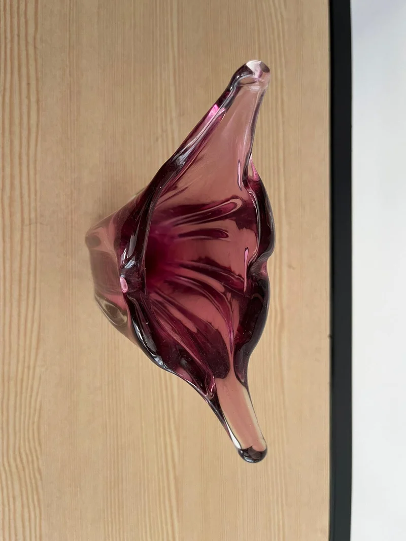 Vase vintage en verre de Murano