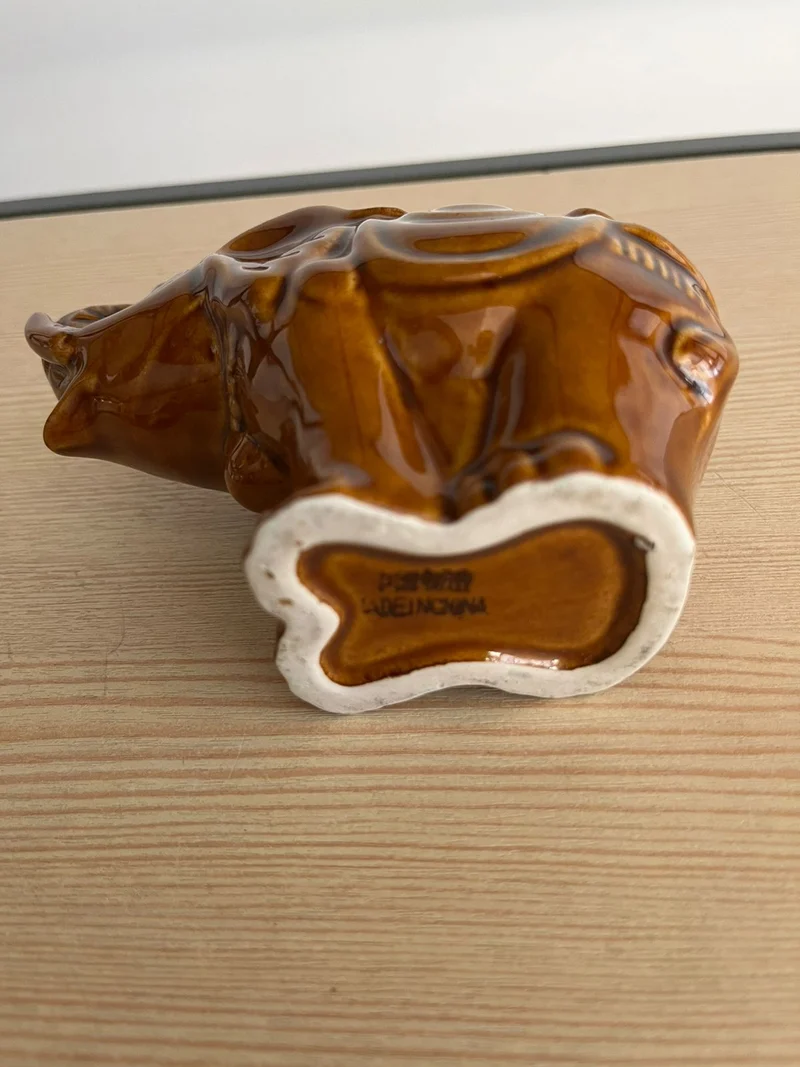 Éléphant en céramique vintage