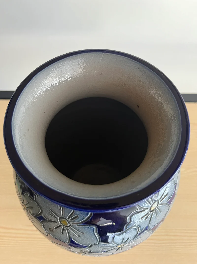 Vase en Grès bleu Betschdorf Schmitter