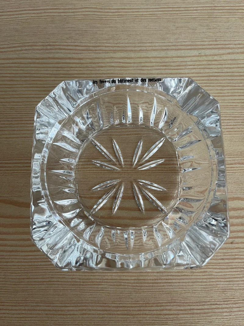 Cendrier vintage en cristal d’Arques