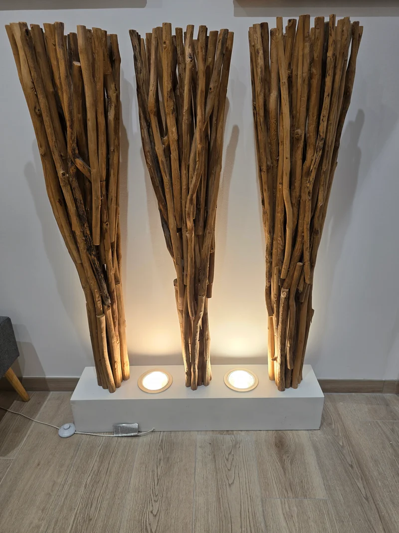 Lampe bois
