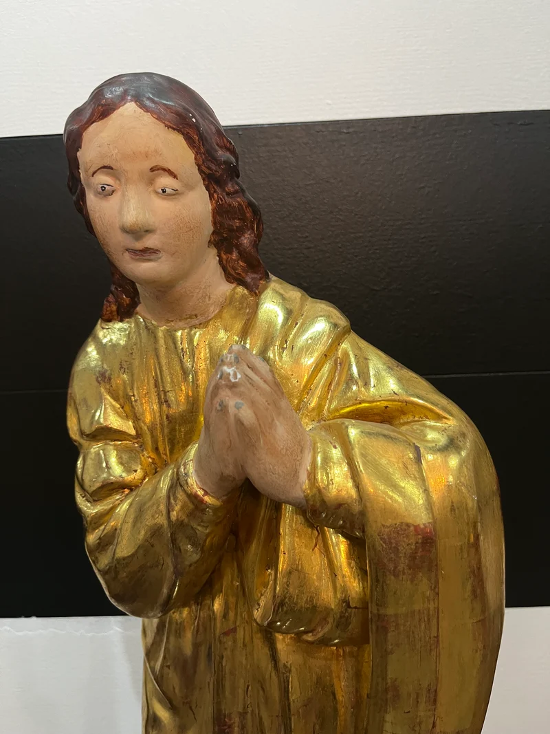Statuette vintage vierge qui prie