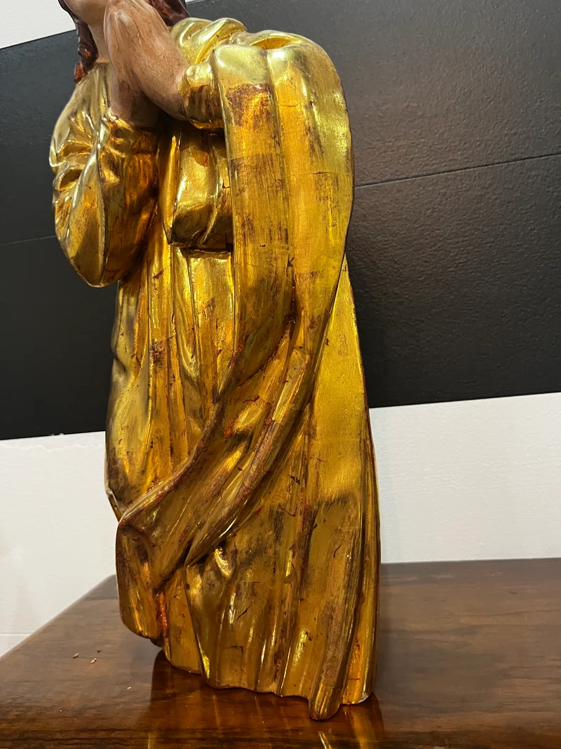 Statuette vintage vierge qui prie