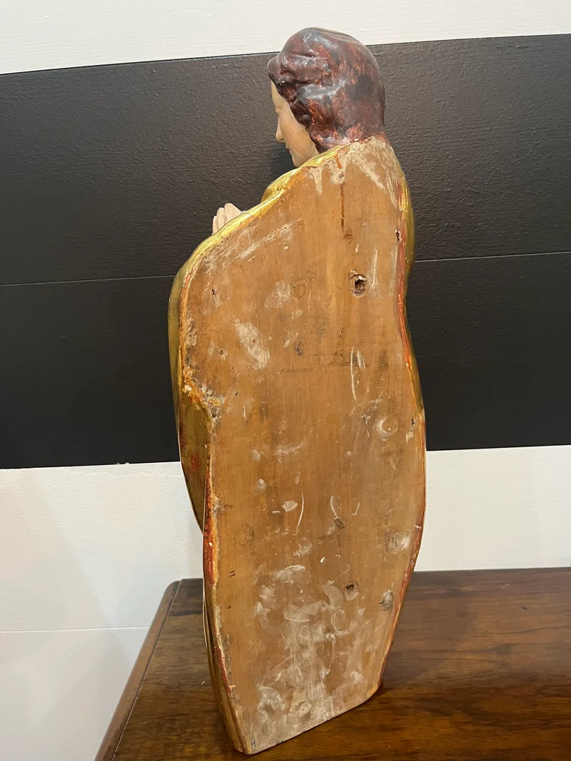 Statuette vintage vierge qui prie