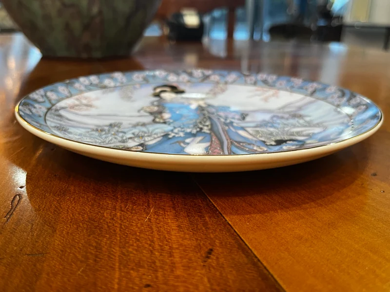 Assiette en porcelaine fine édition limitée by Daphne Baxter