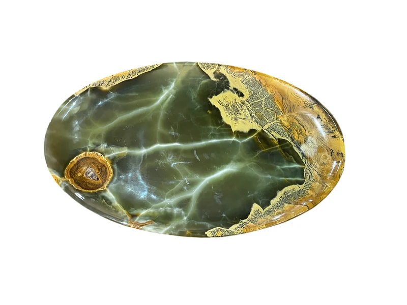 Plat vintage en onyx
