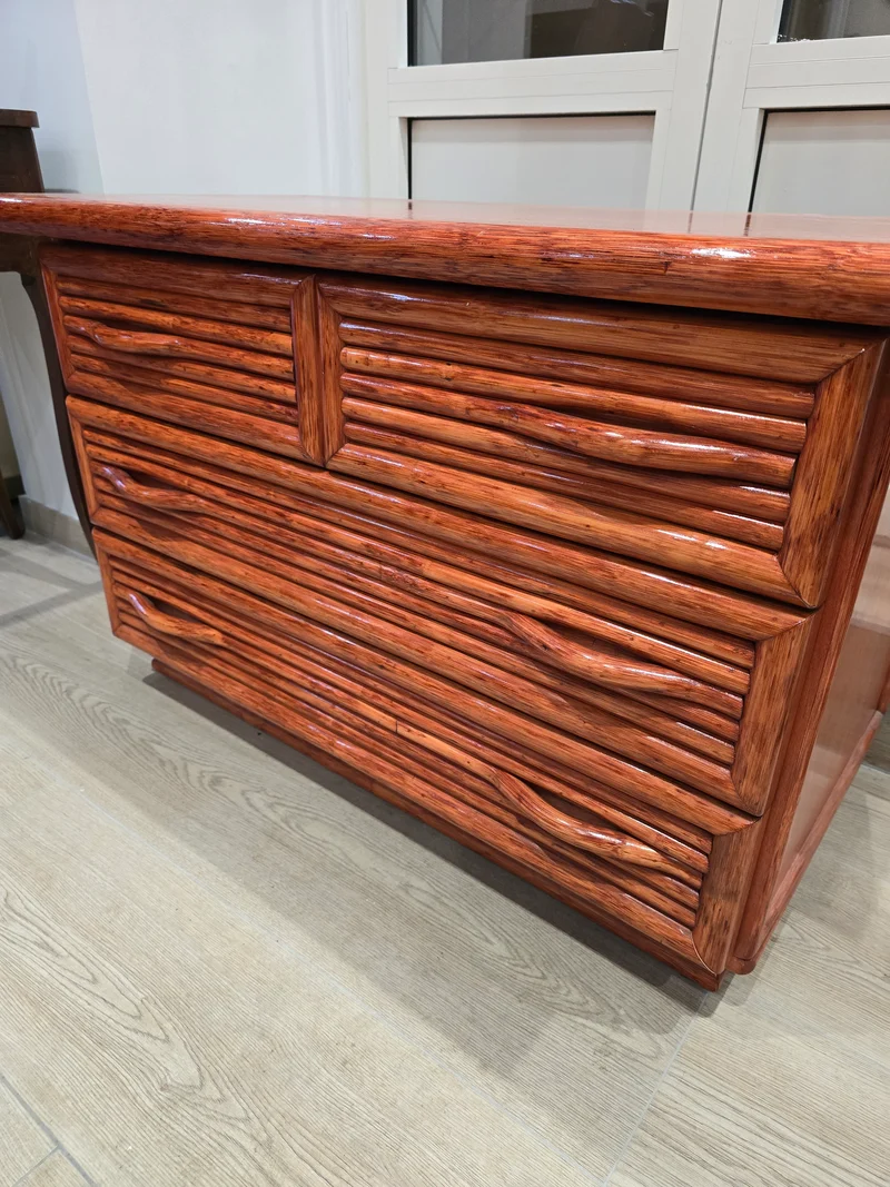 Commode en rotin 'Maugrion'