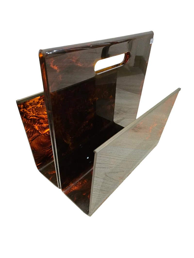 Porte revue plexiglass vintage
