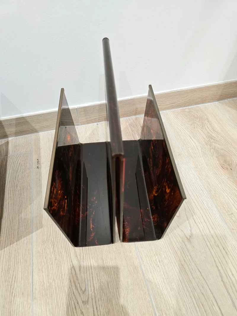 Porte revue plexiglass vintage