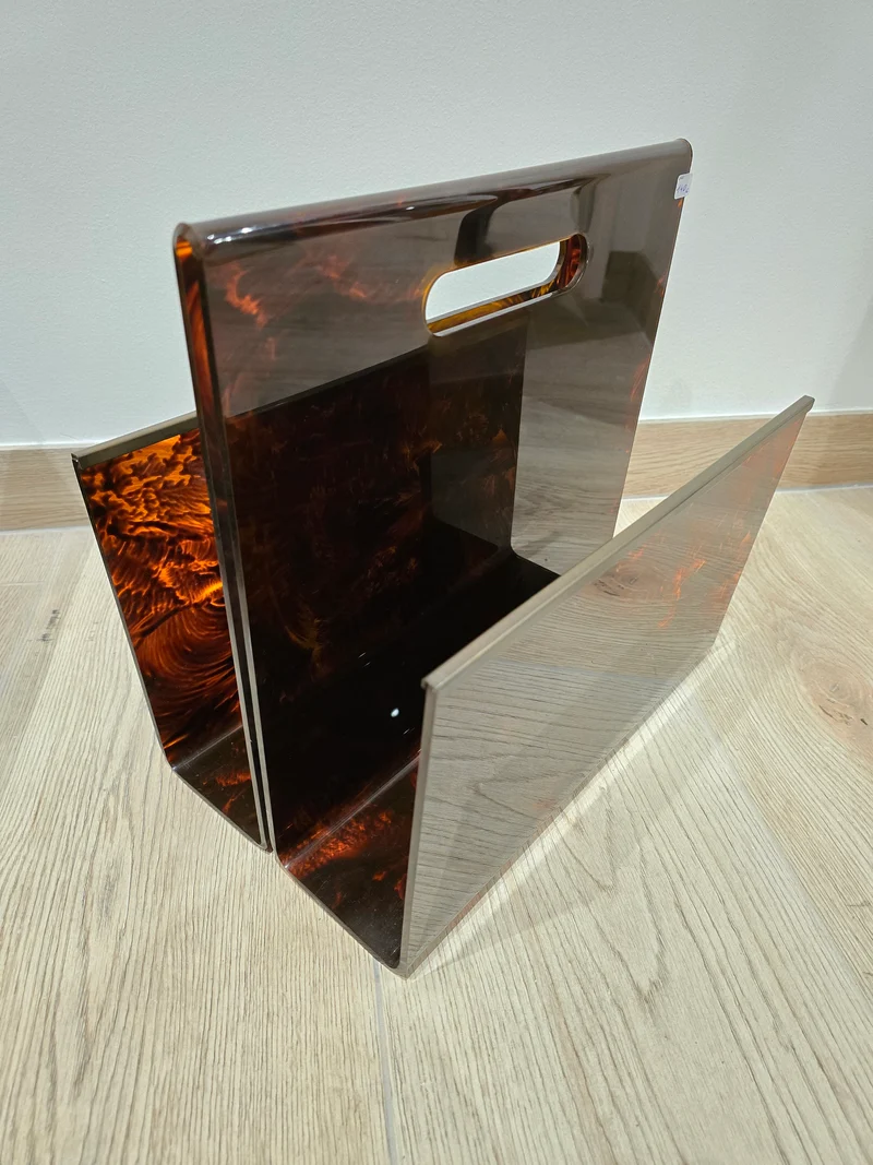 Porte revue plexiglass vintage