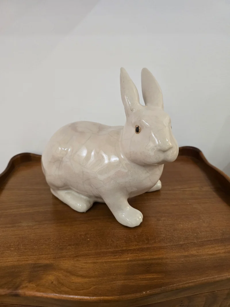 Lapin en faillance craquelé