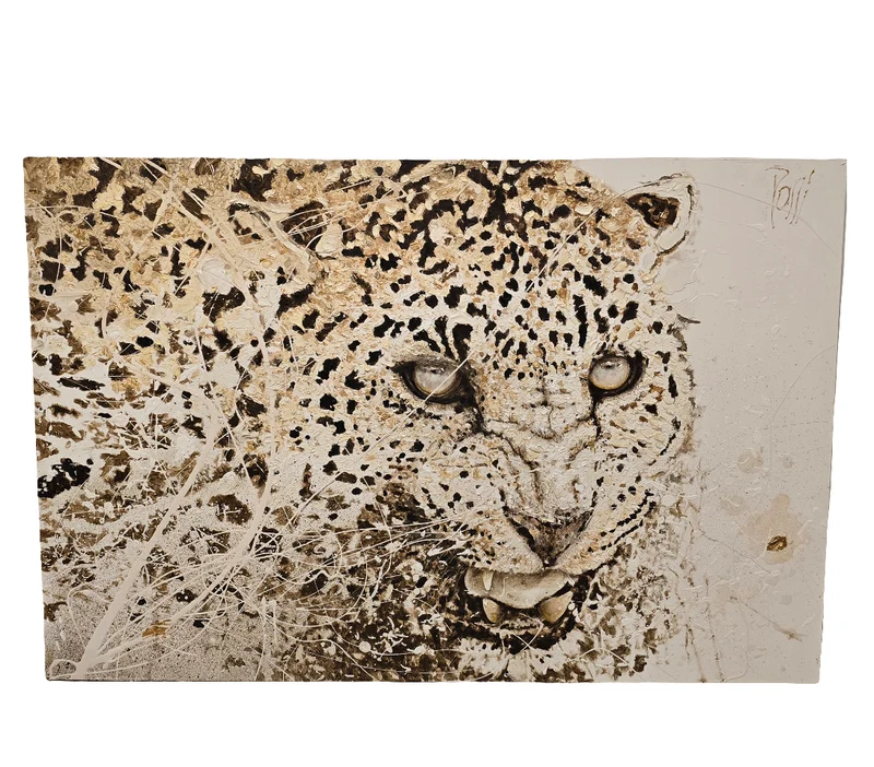Tableau Léopard en chasse - GR