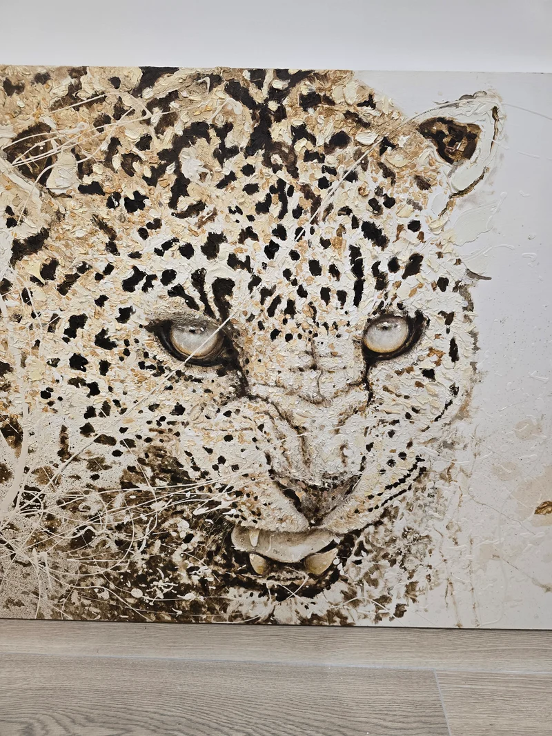 Tableau Léopard en chasse - GR