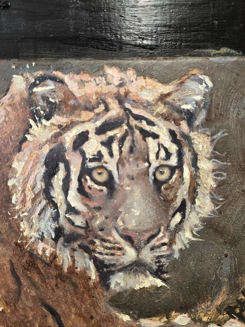Tableau Tigre abstrait - GR