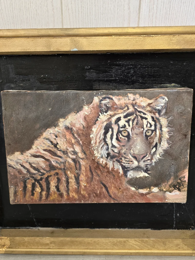 Tableau Tigre abstrait - GR
