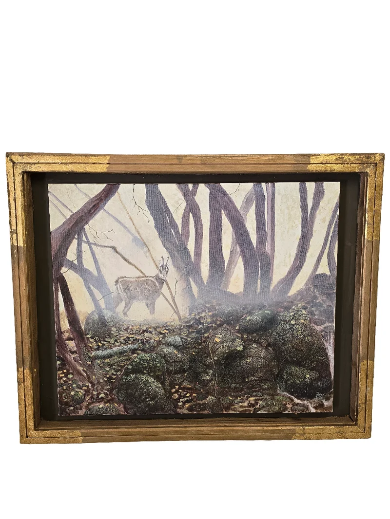 Tableau "Chamois en forêt" - GR
