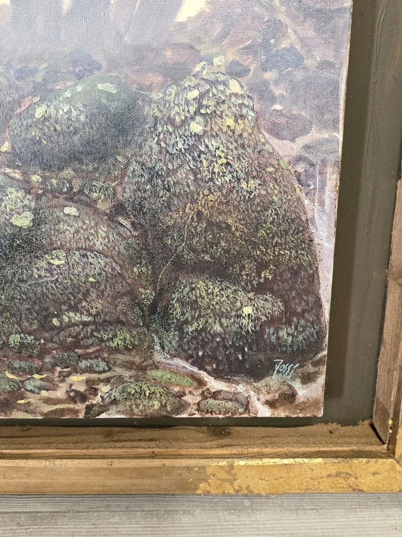 Tableau "Chamois en forêt" - GR