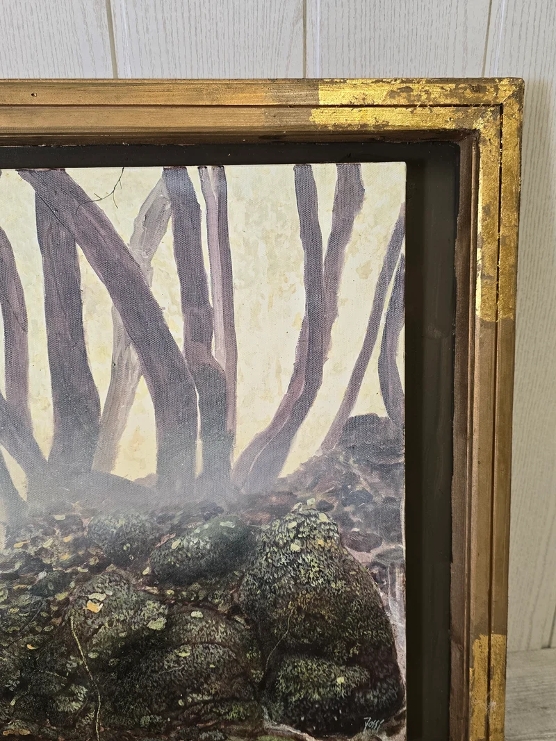 Tableau "Chamois en forêt" - GR