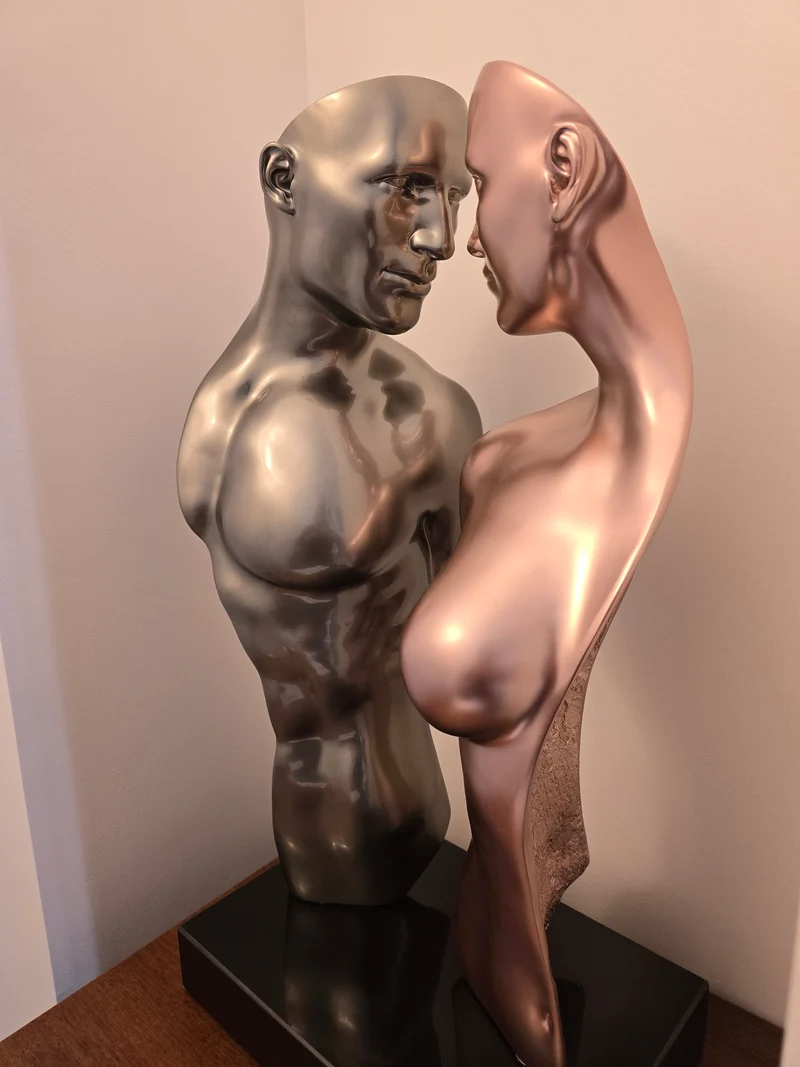 Grande sculpture "les Amants"