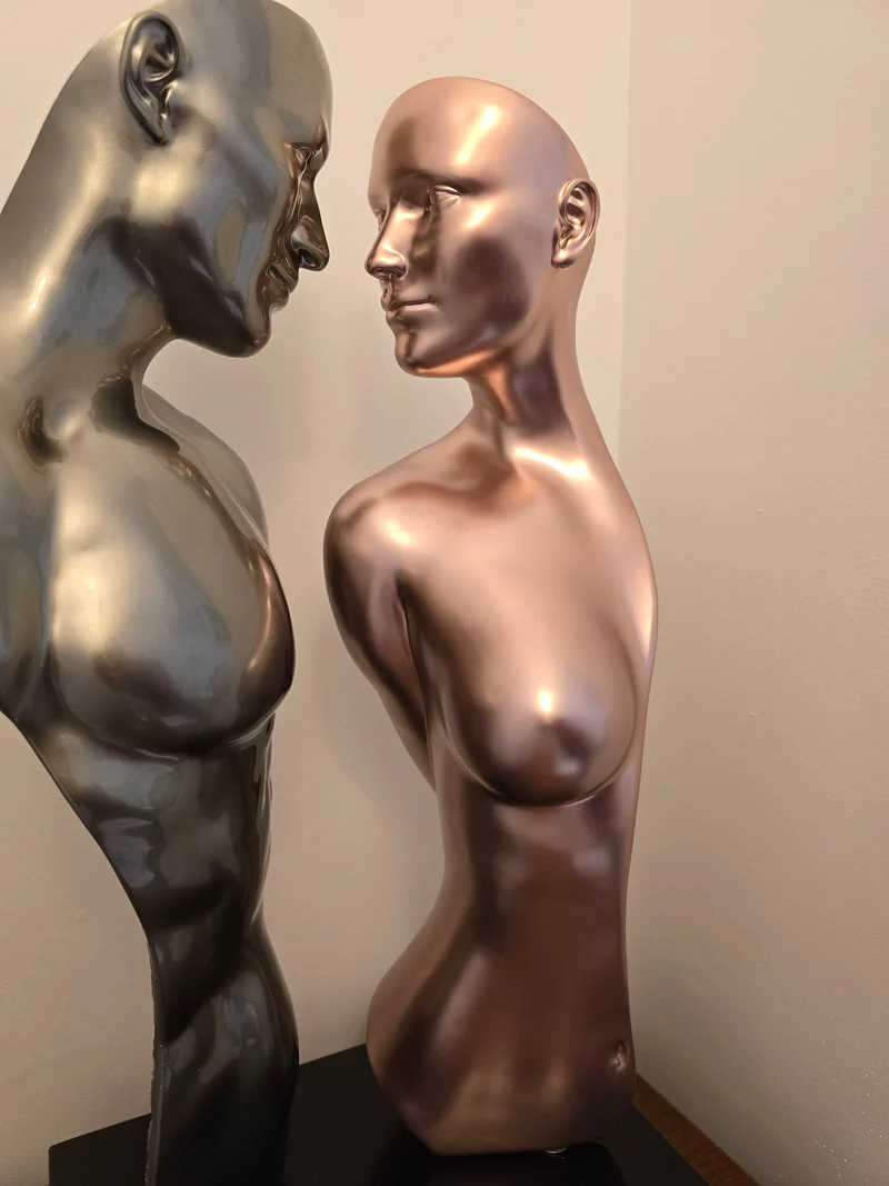 Grande sculpture "les Amants"