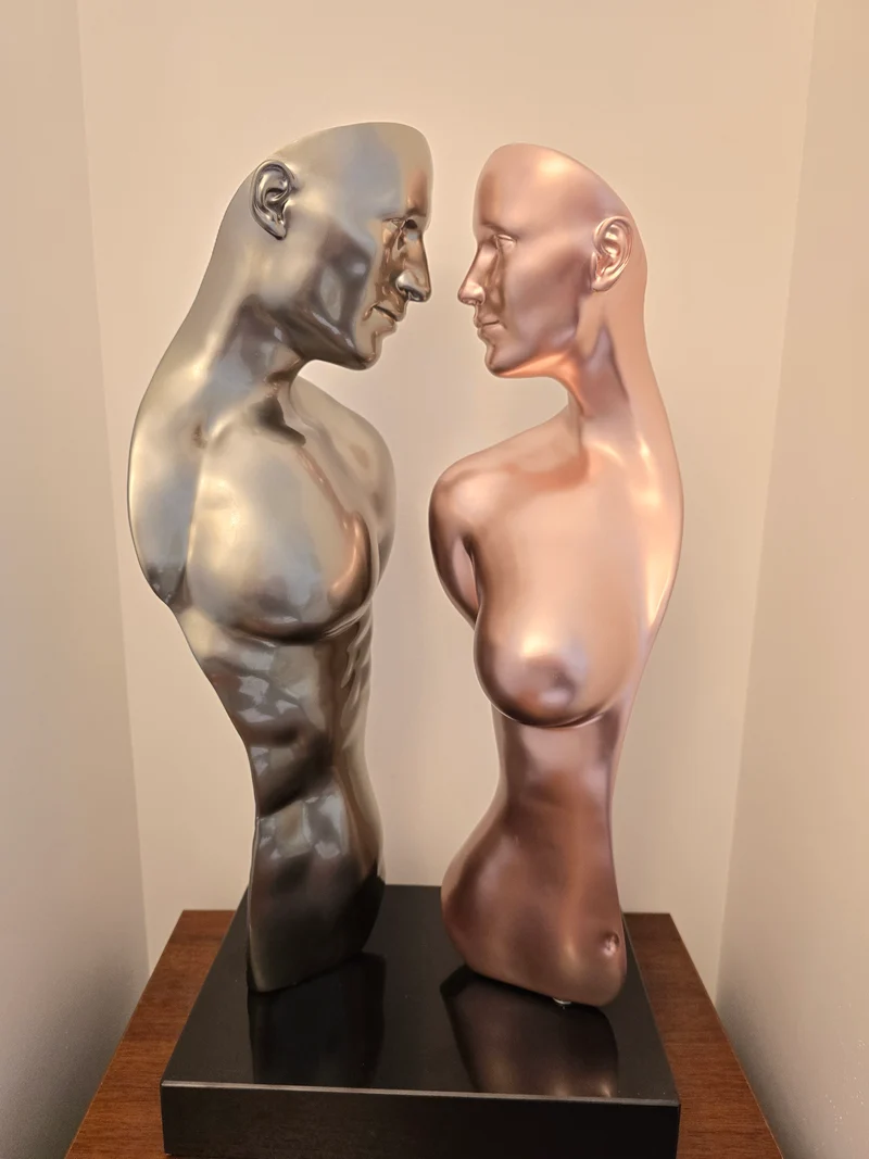 Grande sculpture "les Amants"