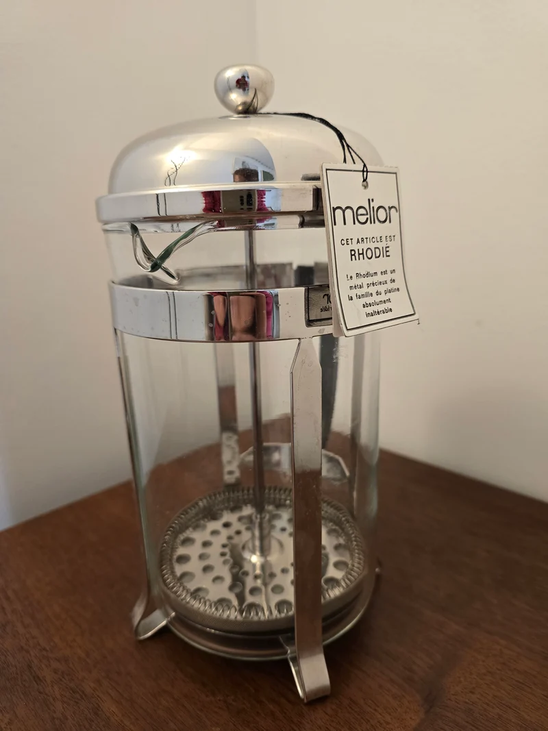 Cafetière à piston melior vintage