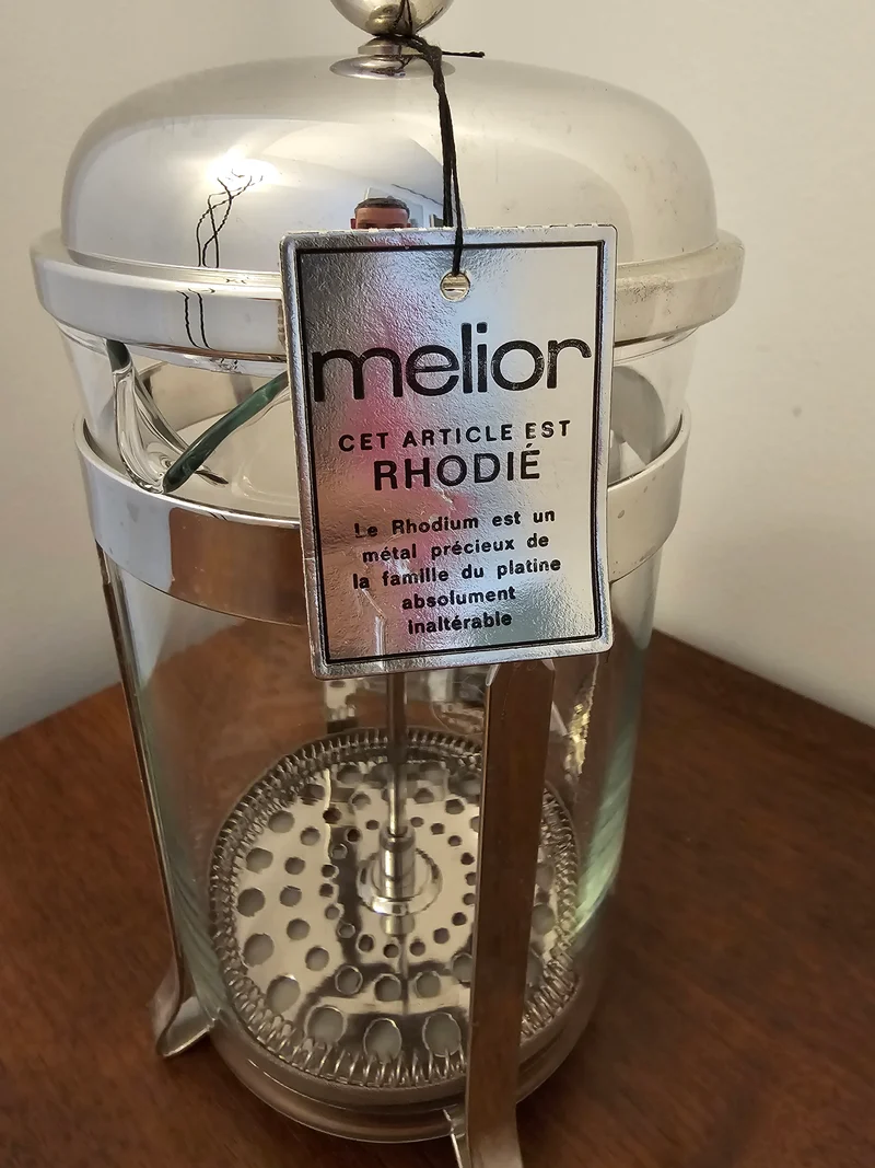Cafetière à piston melior vintage