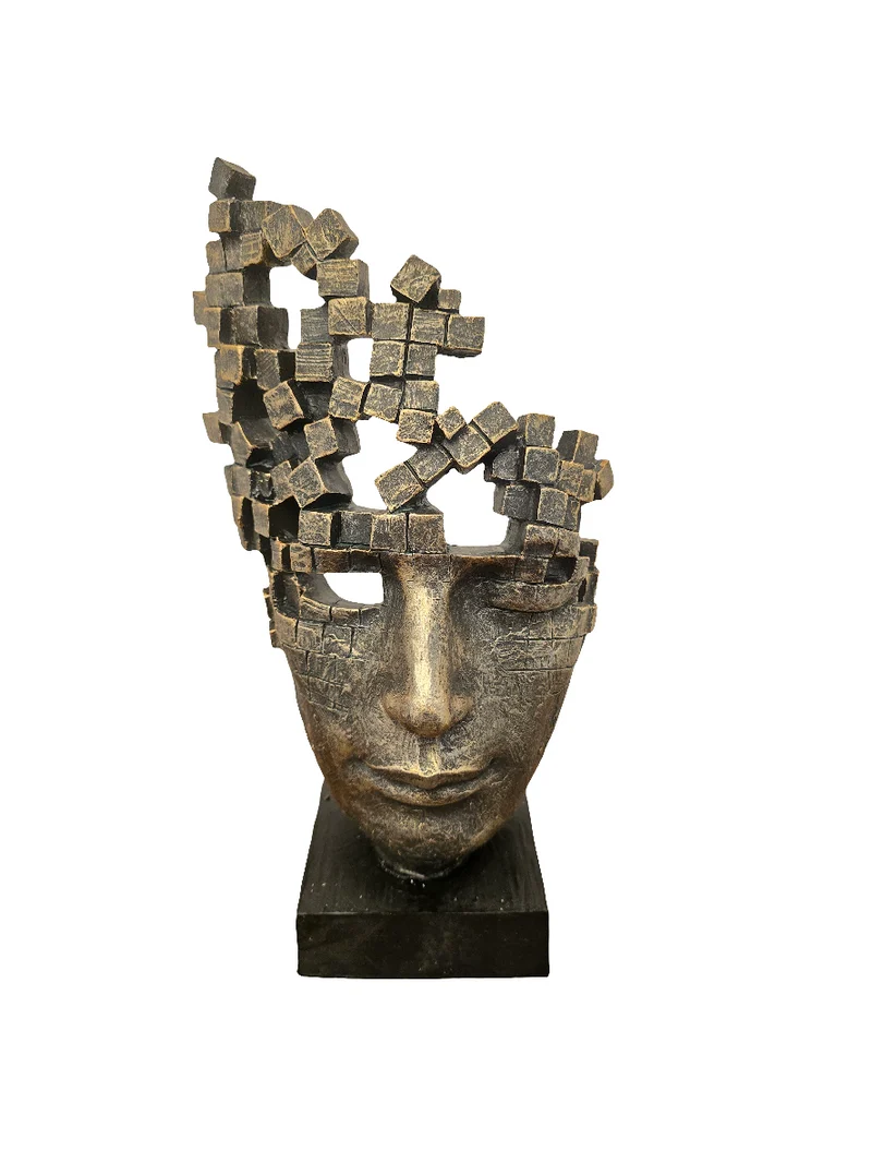 Sculpture mask homme. Sculpture mask femme