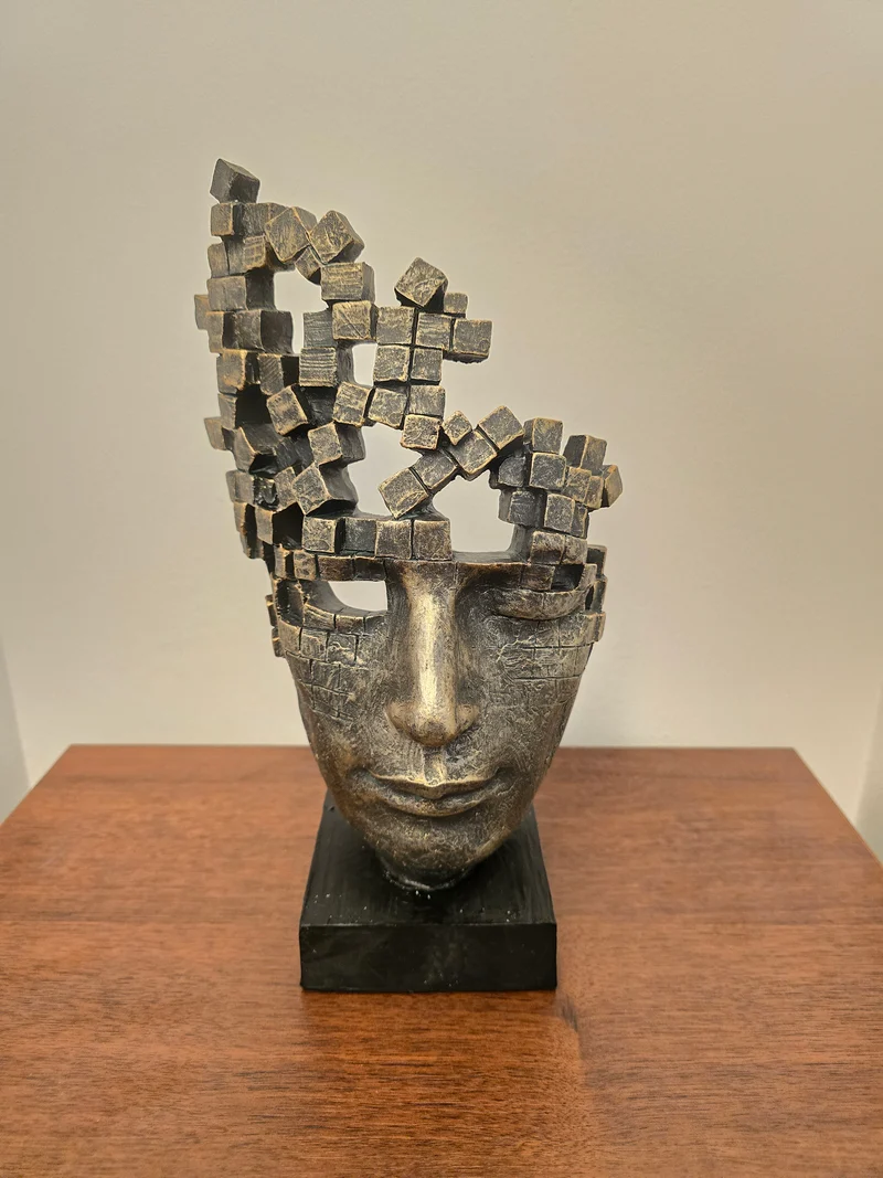 Sculpture mask homme. Sculpture mask femme