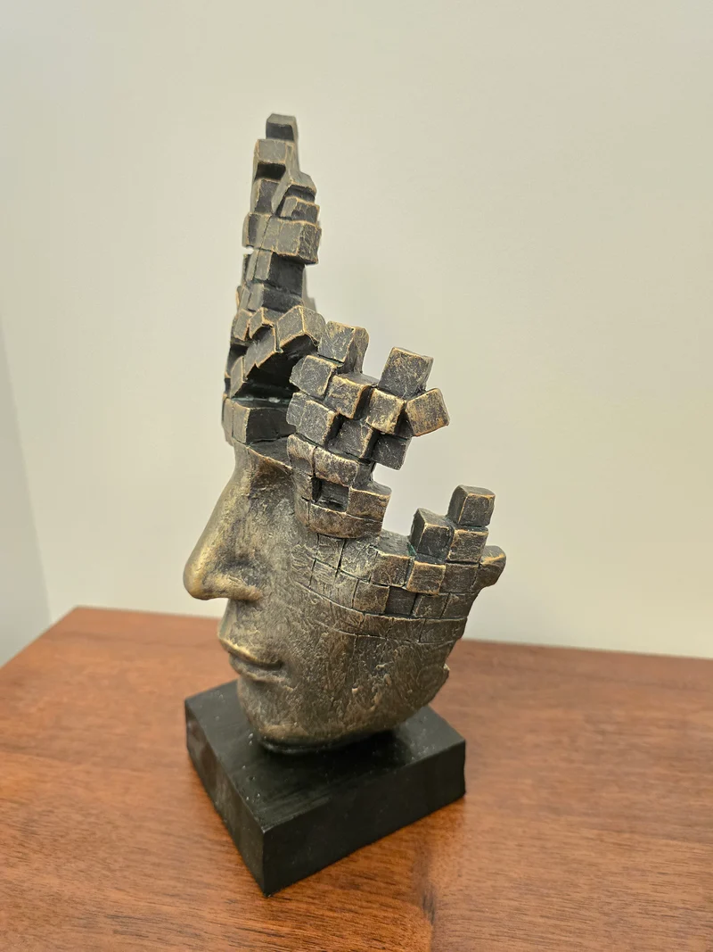 Sculpture mask homme. Sculpture mask femme