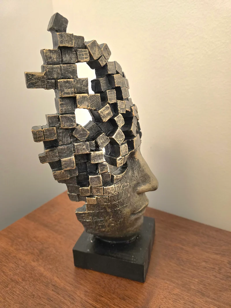 Sculpture mask homme. Sculpture mask femme