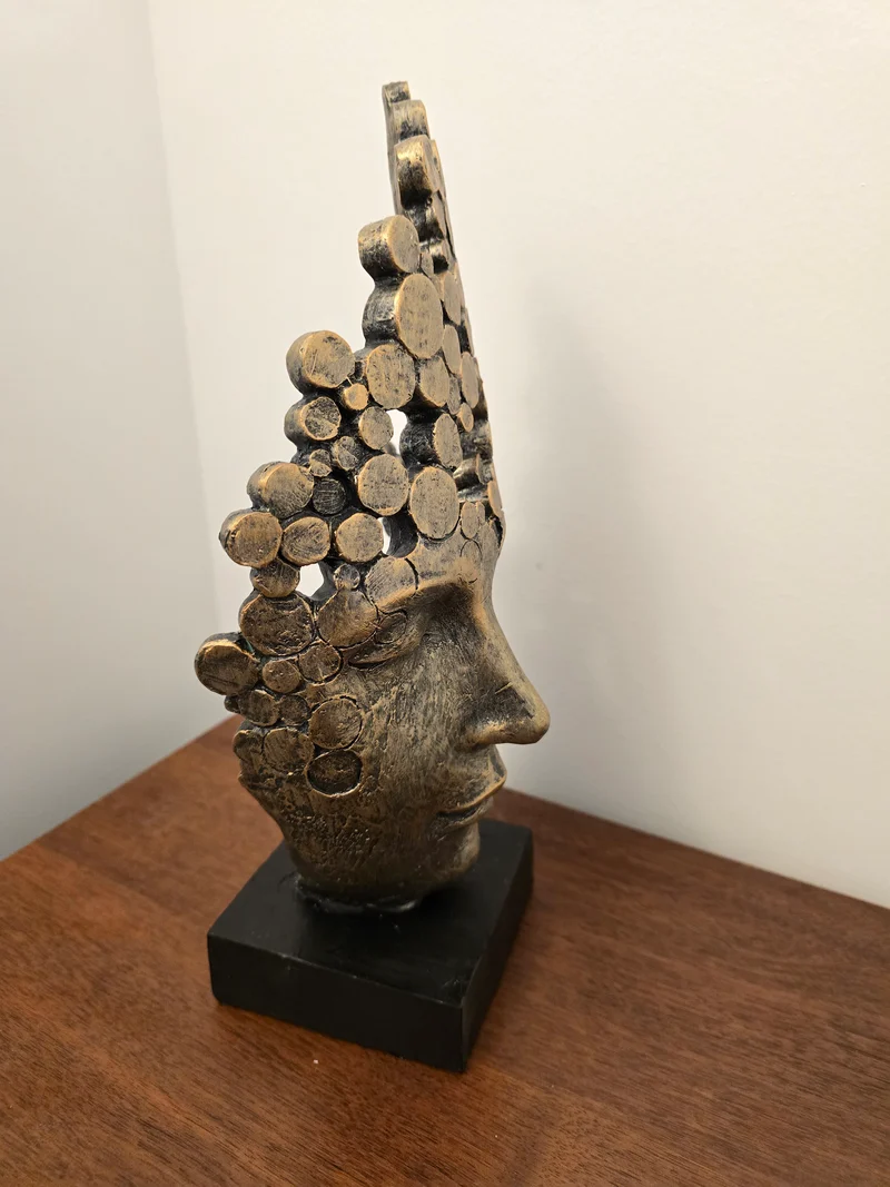 Sculpture mask homme. Sculpture mask femme