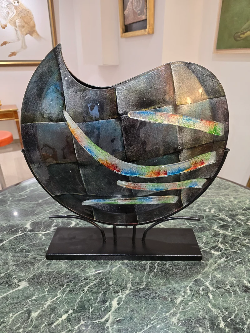 Grand vase glassart deco