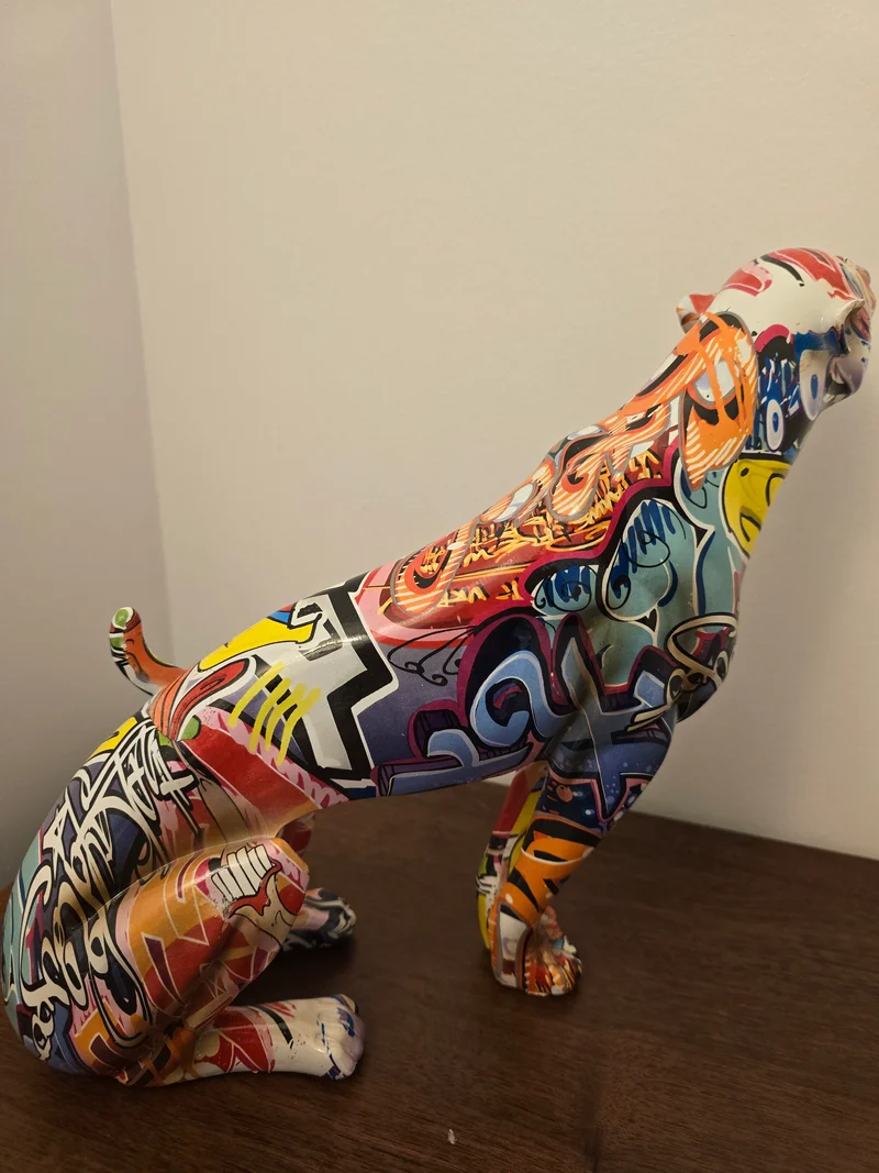 Guépard street art