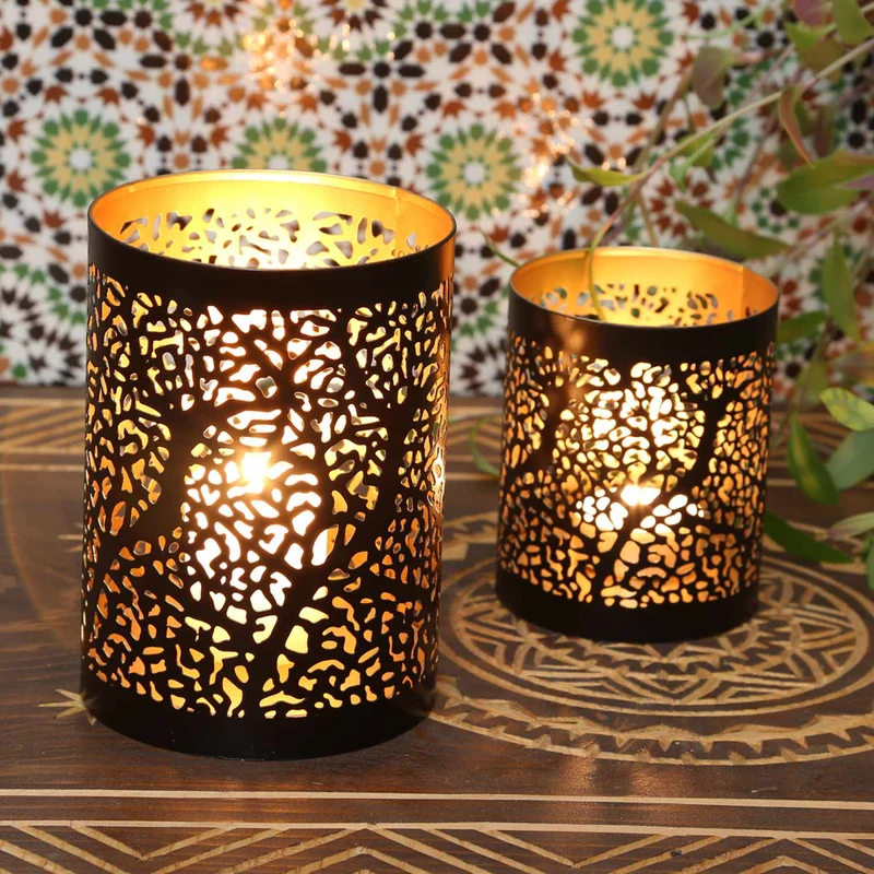 Lanterne orientale Ancône lot de 2