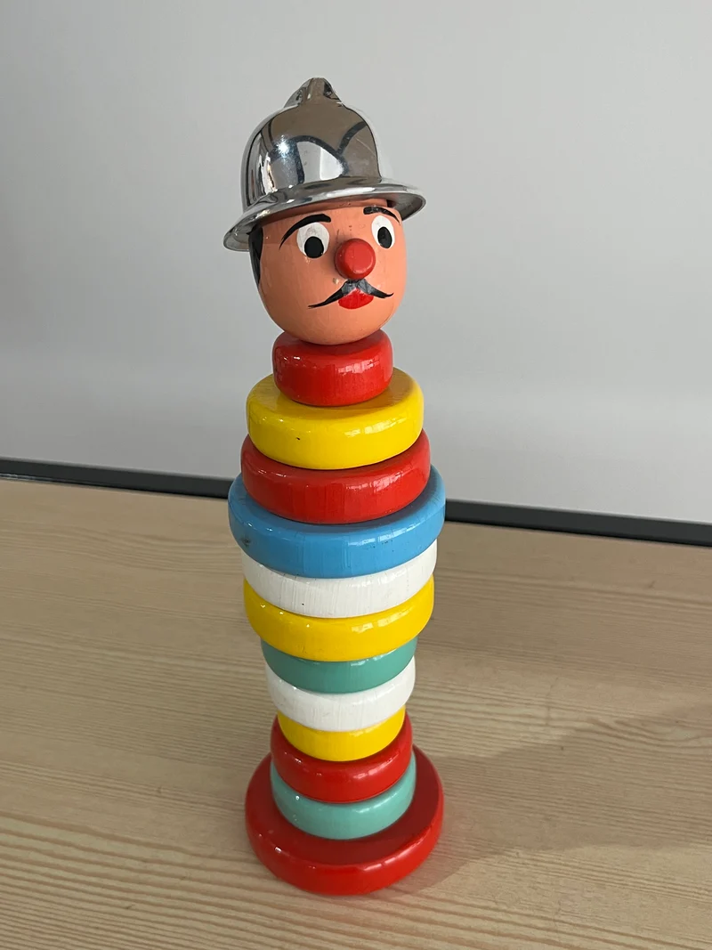 Jouet pompier empilable Educo Lux