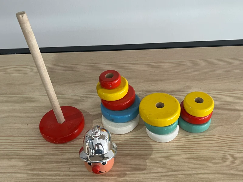 Jouet pompier empilable Educo Lux