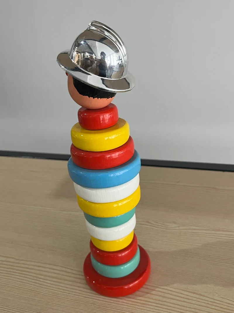 Jouet pompier empilable Educo Lux