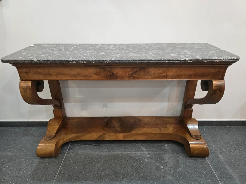 Console en marbre epoque restauration