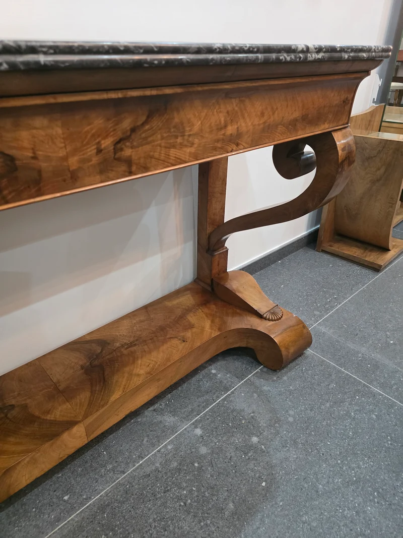 Console en marbre epoque restauration