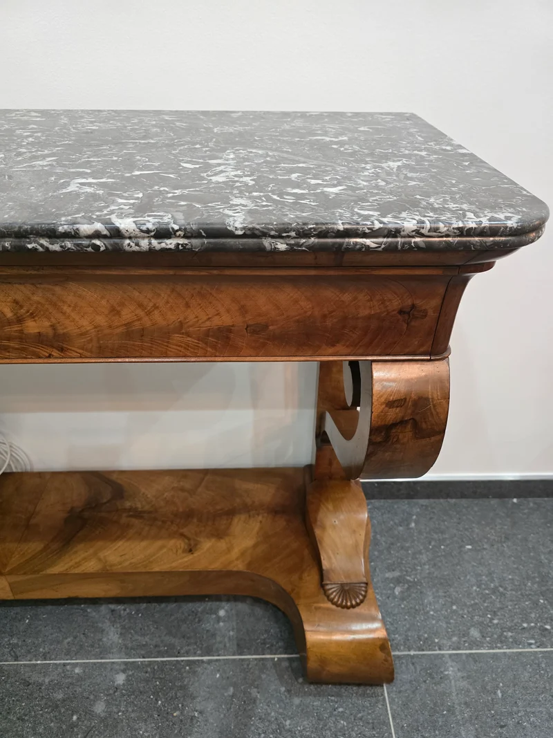 Console en marbre epoque restauration